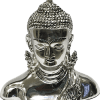 Budha Head – 6 inch Height – Resin Silver