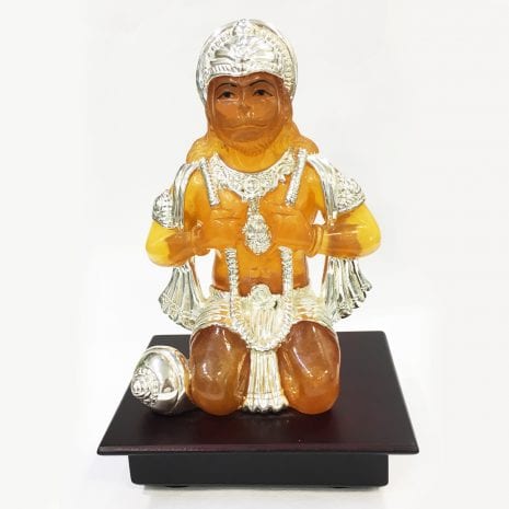 Buy Silver Hanuman Statue Gift Online 7.5″ – Resin Silver