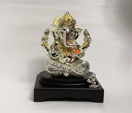 Best Silver Ganesh Sculpture with Price | 8.5″