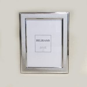 Silver Textured Picture Frame - 13x18 cm photo size - 925 Sterling Silver