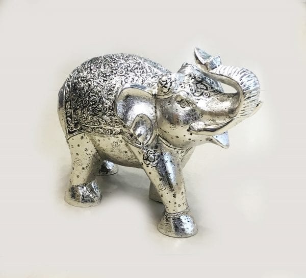 Wonderful, Hand Made, fully carved Large Elephant Statue 12.5″ Long