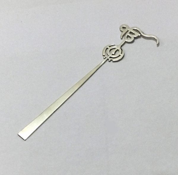 Exquisite Trinity knot Sterling Silver Bookmark TBM007 Sterling silver bookmark display picture 1