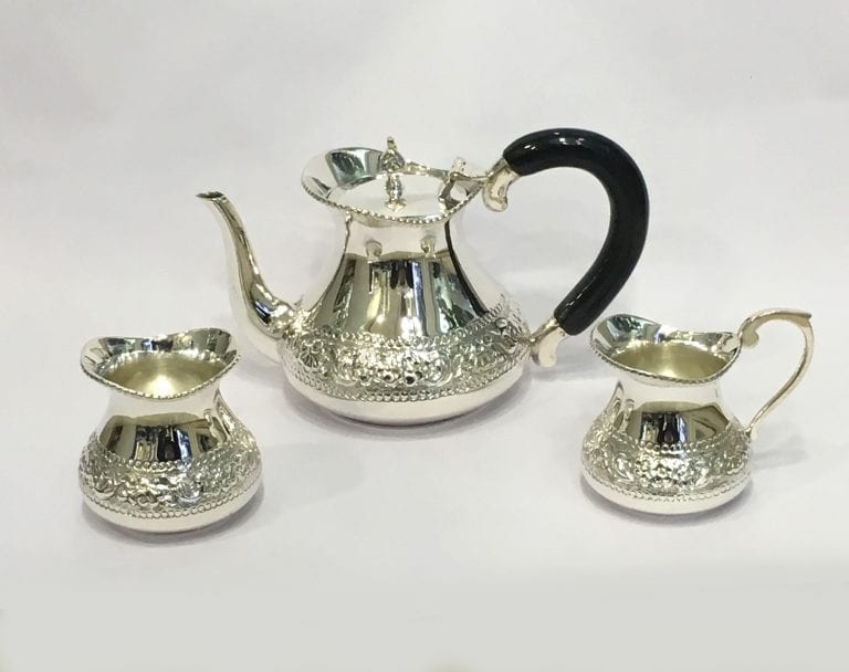 Buy Pure Silver Tea Set Gift BELIRAMS SILVER GIFTS