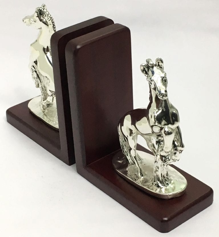 Buy Silver Horses Bookends Gift Online BELIRAMS SILVER GIFTS