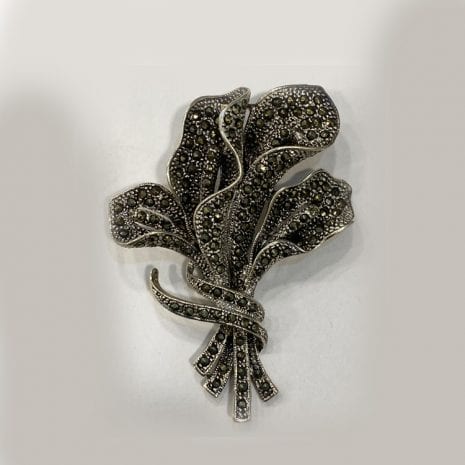 Pure Silver Flower Bunch Pendant | 45x65mm