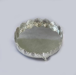Silver Plated Fruit Dish or Centerpiece | 10.2" dia