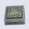 Luxury Silver Jewelry Box Ganesh Top | 10.5 Inch