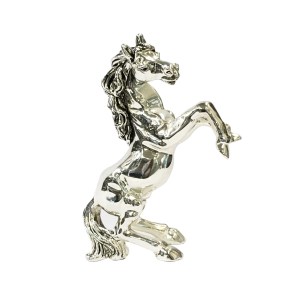 Standing Silver HORSE statue | 4.5"