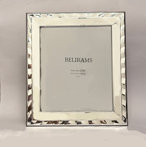 Class Silver Photo Frame Plain Polish Finish | 20x25 cm Photo Size