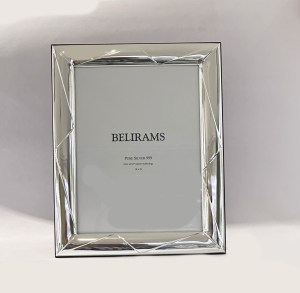 Contemporary Silver Plain Lines Photo Frame | 18x24 cm