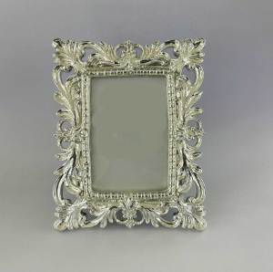 Best Silver Photo Frame Embossed Design | 9x13 cm Photo Size