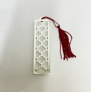 Fine Silver Bookmark Flower Cutout | 6" long