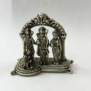 Pure Silver Ram Darbar in Superfine Details | 54 mm Ht