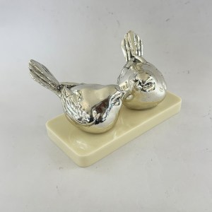 Buy Silver Sparrow Pair Statue Gift